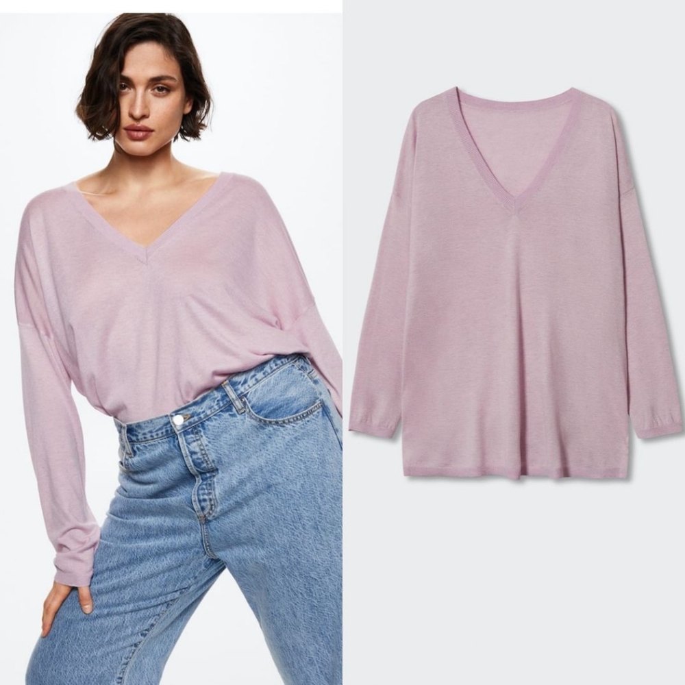 Mango fine knit sweater